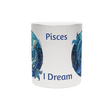 Load image into Gallery viewer, Pisces Silver Metallic Coffee or Tea Mug