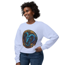 Load image into Gallery viewer, Capricorn Zodiac Unisex Lightweight Crewneck Sweatshirt