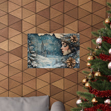 Load image into Gallery viewer, Ethereal Winter Muse Wall Art Premium Matte Horizontal Poster
