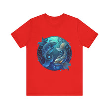 Load image into Gallery viewer, Pisces Zodiac Unisex Short Sleeve Tee