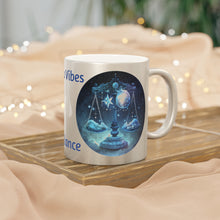 Load image into Gallery viewer, Libra Vibes Silver Metallic Coffee or Tea Mug