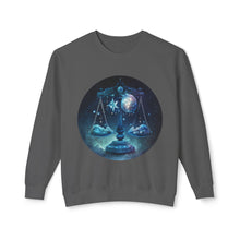 Load image into Gallery viewer, Libra Unisex Lightweight Crewneck Sweatshirt