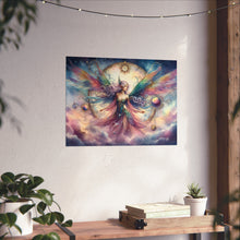 Load image into Gallery viewer, Celestial Guardian: Keeper of the Cosmic Realms Wall Art Premium Matte Horizontal Poster