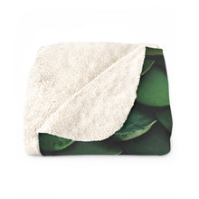 Load image into Gallery viewer, Forest Dragon Scales Sherpa Fleece Blanket Throw