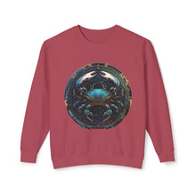 Load image into Gallery viewer, Cancer Zodiac Unisex Lightweight Crewneck Sweatshirt