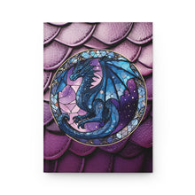 Load image into Gallery viewer, Shades of Violet Dragon Scales Hardcover Journal
