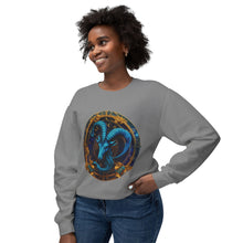 Load image into Gallery viewer, Capricorn Zodiac Unisex Lightweight Crewneck Sweatshirt