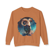 Load image into Gallery viewer, Aries Zodiac Unisex Lightweight Crewneck Sweatshirt