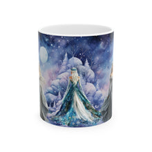 Load image into Gallery viewer, Enchanted Winter Queens Ceramic Mug, (11oz, 15oz)