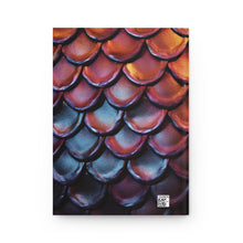Load image into Gallery viewer, Firey Dragon Scales Hardcover Journal