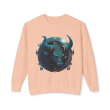 Load image into Gallery viewer, Taurus Zodiac Unisex Lightweight Crewneck Sweatshirt