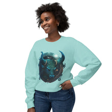 Load image into Gallery viewer, Taurus Zodiac Unisex Lightweight Crewneck Sweatshirt
