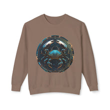 Load image into Gallery viewer, Cancer Zodiac Unisex Lightweight Crewneck Sweatshirt