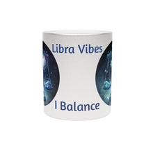 Load image into Gallery viewer, Libra Vibes Silver Metallic Coffee or Tea Mug