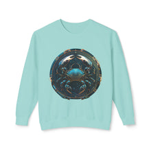 Load image into Gallery viewer, Cancer Zodiac Unisex Lightweight Crewneck Sweatshirt