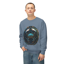 Load image into Gallery viewer, Cancer Zodiac Unisex Lightweight Crewneck Sweatshirt