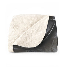 Load image into Gallery viewer, Dark Dragon Scales Sherpa Fleece Blanket Throw