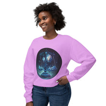 Load image into Gallery viewer, Libra Unisex Lightweight Crewneck Sweatshirt