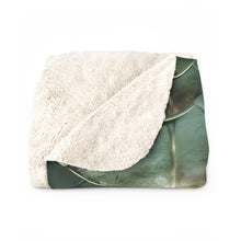 Load image into Gallery viewer, Green Mother Dragon Scales Sherpa Fleece Blanket Throw