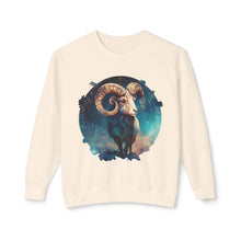 Load image into Gallery viewer, Aries Zodiac Unisex Lightweight Crewneck Sweatshirt