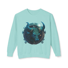 Load image into Gallery viewer, Taurus Zodiac Unisex Lightweight Crewneck Sweatshirt
