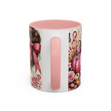 Load image into Gallery viewer, Hope Strength Courage Breast Cancer Survivor Coffee or Tea Mug (11 or 15 oz)