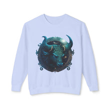Load image into Gallery viewer, Taurus Zodiac Unisex Lightweight Crewneck Sweatshirt