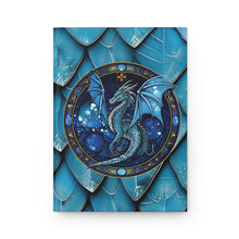 Load image into Gallery viewer, Turquoise Dragon Scales Hardcover Journal