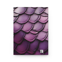 Load image into Gallery viewer, Shades of Violet Dragon Scales Hardcover Journal