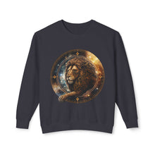 Load image into Gallery viewer, Leo Zodiac Unisex Lightweight Crewneck Sweatshirt