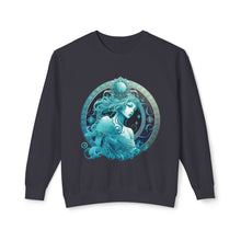 Load image into Gallery viewer, Aquarius Zodiac Unisex Lightweight Crewneck Sweatshirt