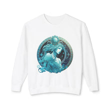 Load image into Gallery viewer, Aquarius Zodiac Unisex Lightweight Crewneck Sweatshirt