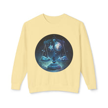 Load image into Gallery viewer, Libra Unisex Lightweight Crewneck Sweatshirt