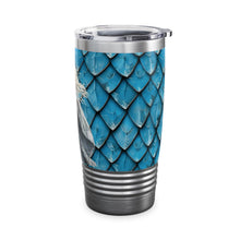 Load image into Gallery viewer, Turquoise Mistress of Dragons Ringneck Tumbler, 20oz