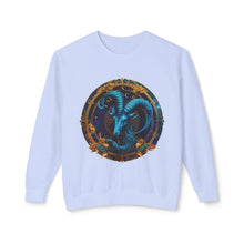 Load image into Gallery viewer, Capricorn Zodiac Unisex Lightweight Crewneck Sweatshirt