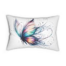 Load image into Gallery viewer, Butterfly Wishes Lumbar Pillow – Vibrant Decorative Cushion for Home Decor