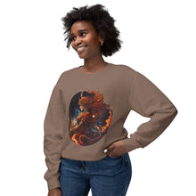 Load image into Gallery viewer, Sagittarius Zodiac Unisex Lightweight Crewneck Sweatshirt