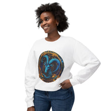 Load image into Gallery viewer, Capricorn Zodiac Unisex Lightweight Crewneck Sweatshirt