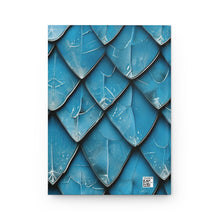 Load image into Gallery viewer, Turquoise Dragon Scales Hardcover Journal