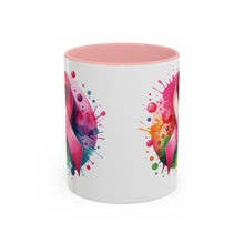 Load image into Gallery viewer, Vibrant Pink Ribbon Coffee or Tea Mug (11 or 15 oz)