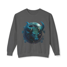 Load image into Gallery viewer, Taurus Zodiac Unisex Lightweight Crewneck Sweatshirt