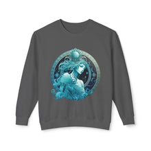 Load image into Gallery viewer, Aquarius Zodiac Unisex Lightweight Crewneck Sweatshirt