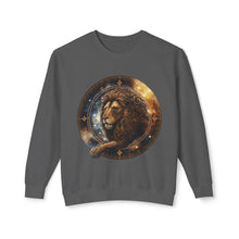 Load image into Gallery viewer, Leo Zodiac Unisex Lightweight Crewneck Sweatshirt
