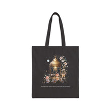 Load image into Gallery viewer, Light In The Lantern Cover Canvas Tote Bag
