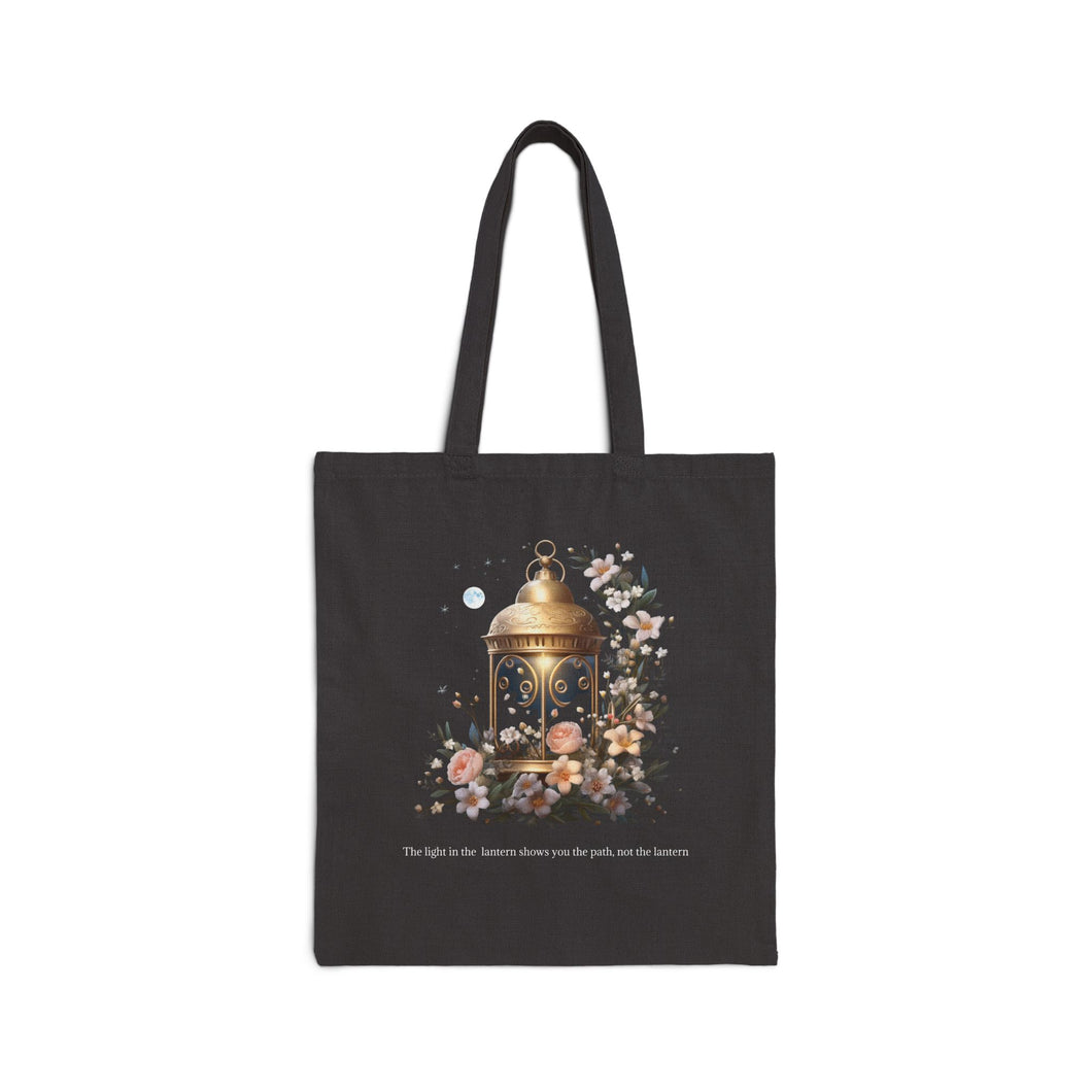 Light In The Lantern Cover Canvas Tote Bag