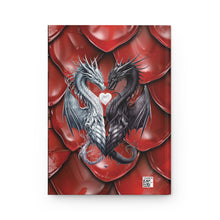 Load image into Gallery viewer, Blood Red Dragon Scales Hardcover Journal
