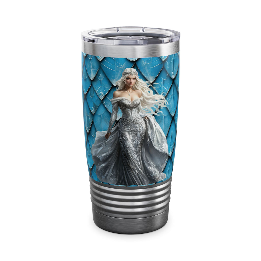 Turquoise Mistress of Dragons Ringneck Tumbler, 20oz