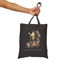 Load image into Gallery viewer, Light In The Lantern Cover Canvas Tote Bag
