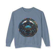 Load image into Gallery viewer, Cancer Zodiac Unisex Lightweight Crewneck Sweatshirt
