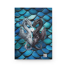 Load image into Gallery viewer, Blue Dream Dragon Scales Hardcover Journal
